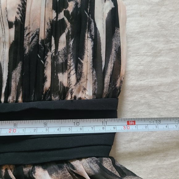 Little Mistress London Women's White & Brown Feather Halter Maxi Dress - Picture 15 of 16